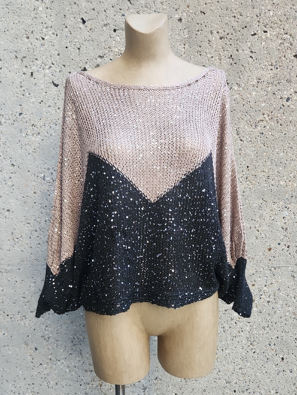 Kate Hewko knit sequin sweater